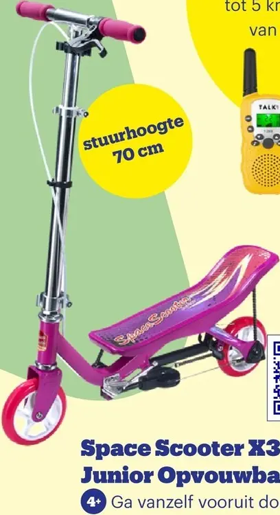 Promotie: Space Scooter X360 Junior Opvouwbare Step
