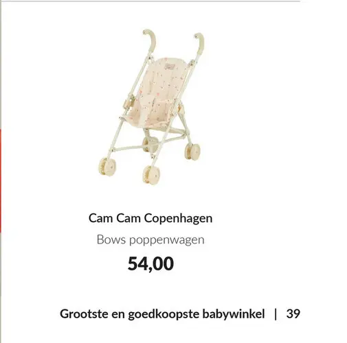 Aanbieding: Bows poppenwagen