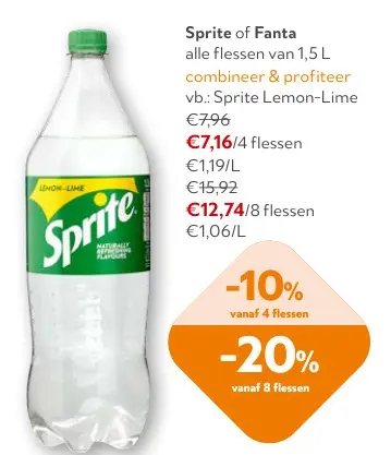 Aanbieding: Sprite of Fanta