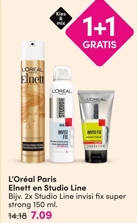 Aanbieding: Elnett en Studio Line