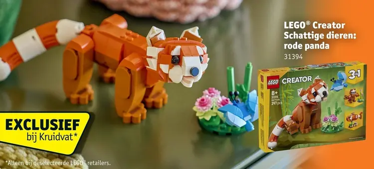 Aanbieding: LEGO Creator Schattige dieren: rode panda