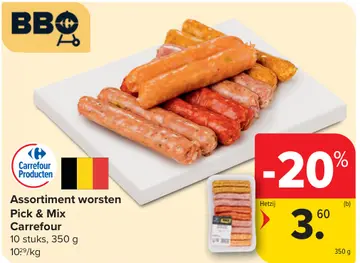 Aanbieding: Assortiment worsten Pick & Mix