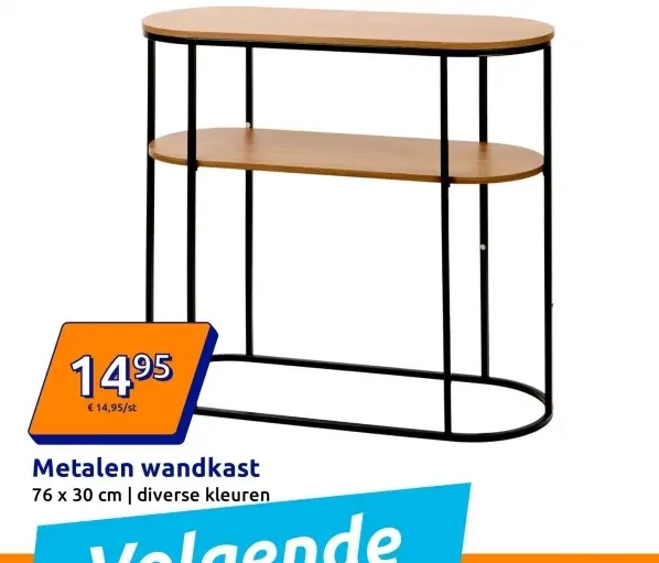 Aanbieding: Metalen wandkast