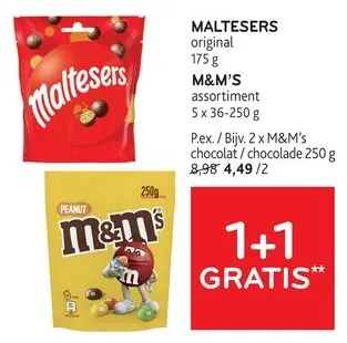 Offre: Maltesers / M&M's
