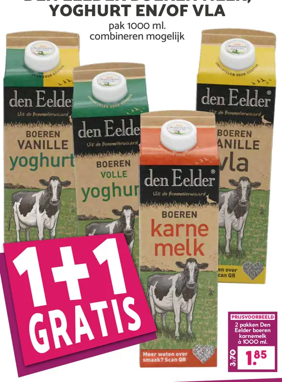 Aanbieding: Yoghurt en/of Vla