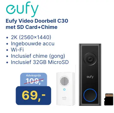 Aanbieding: Video Doorbell C30