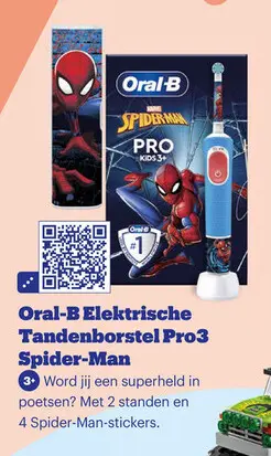 Aanbieding: Oral-B Elektrische Tandenborstel Pro3 Spider-