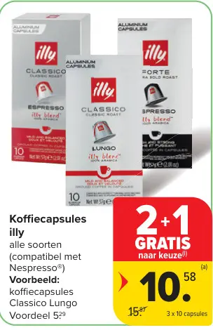 Promotie: Koffiecapsules Classico Lungo