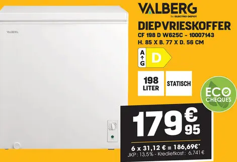 Promotie: Diepvrieskoffer
