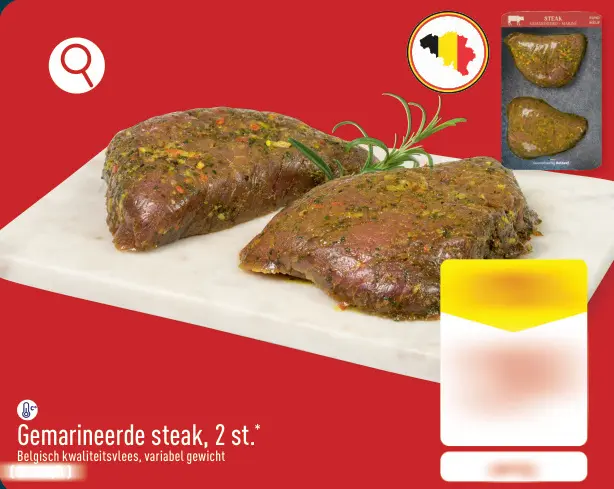 Promotie: Gemarineerde steak