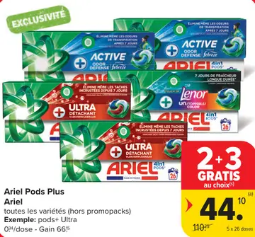 Offre: Ariel Pods Plus
