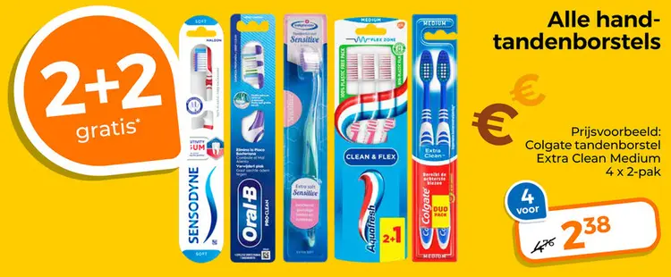 Aanbieding: Alle handtandenborstels