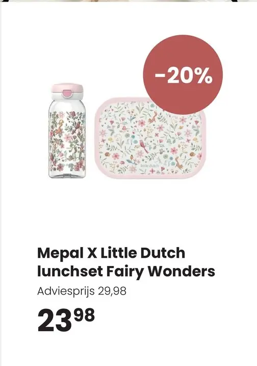 Aanbieding: Mepal X Little Dutch lunchset Fairy Wonders