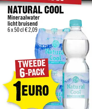 Aanbieding: NATURAL COOL Mineraalwater