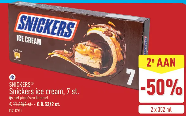 Promotie: Snickers ice cream