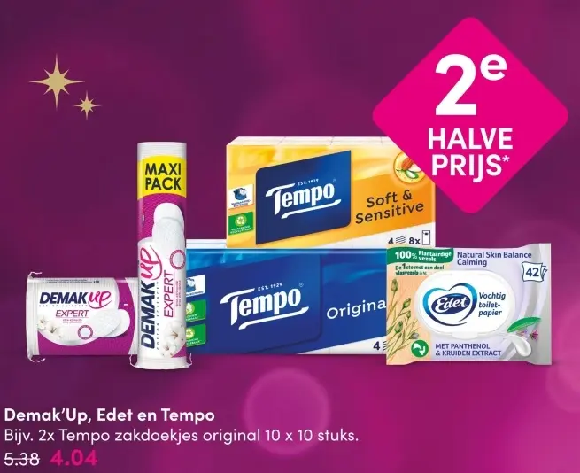 Aanbieding: Demak'Up, Edet en Tempo