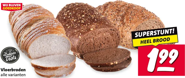 Aanbieding: Bakkers Trots Vloerbroden