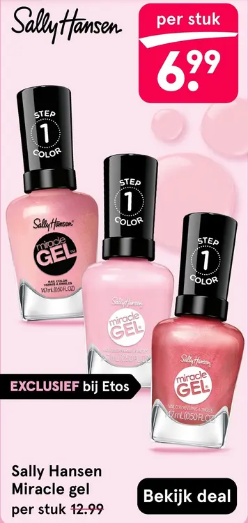 Aanbieding: Sally Hansen Miracle gel