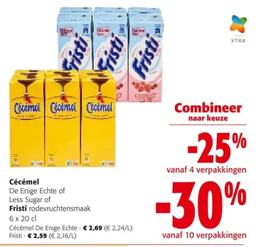 Aanbieding: Cécémel of Fristi