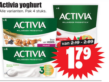 Aanbieding: Activia yoghurt