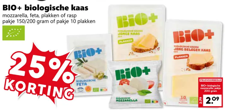 Aanbieding: Biologische kaas