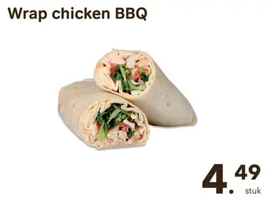 Promotie: Wrap chicken BBQ
