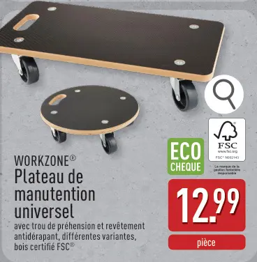 Offre: Plateau de manutention universel