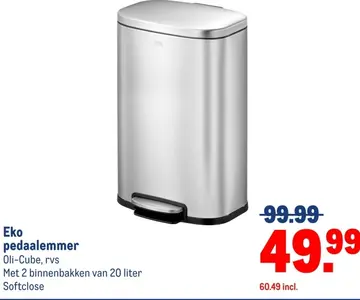 Aanbieding: Eko pedaalemmer
