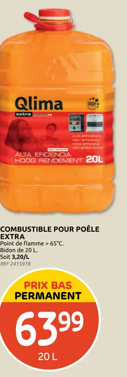 Offre: Combustible pour poêle à pétrole extra
