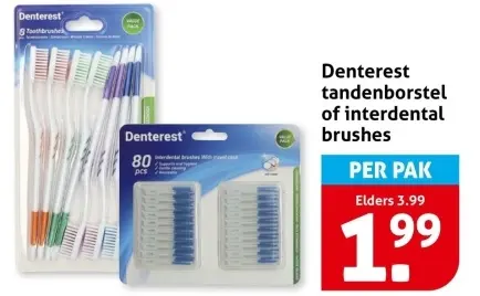 Denterest tandenborstel of interdental brushes