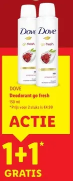 Aanbieding: Dove Deodorant go fresh
