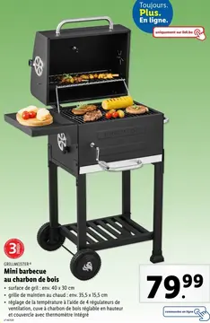 Offre: Mini barbecue au charbon de bois