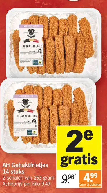 Promotie: Gehaktfrietjes