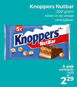 Aanbieding: Knoppers Nutbar