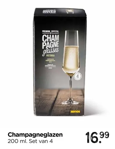 Aanbieding: Champagneglazen