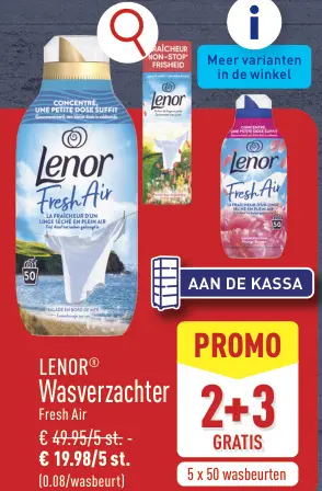 Promotie: Wasverzachter Fresh Air