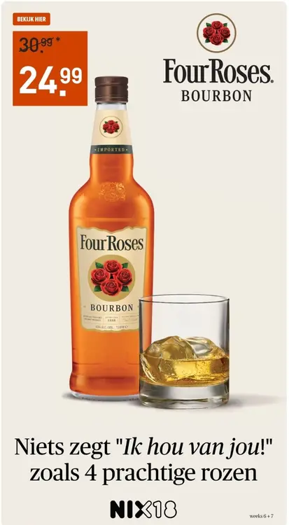 Aanbieding: Four Roses Bourbon