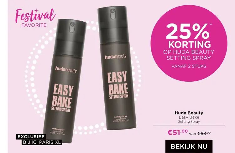 Aanbieding: Easy bake setting spray
