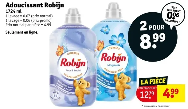 Offre: Adoucissant