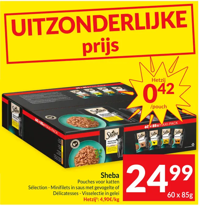 Promotie: Pouches voor katten