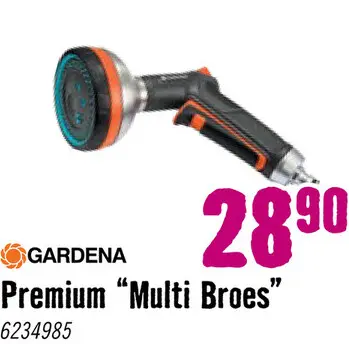 Aanbieding: GARDENA Premium pistoolbroes metaal