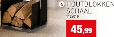 Promotie: Houtblokken schaal