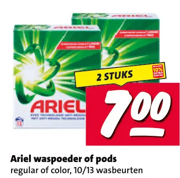 Aanbieding: waspoeder of pods