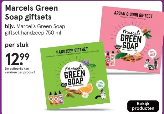 Aanbieding: Marcels Green Soap giftsets