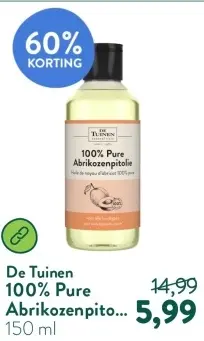 Aanbieding: 100% Pure Abrikozenpitolie