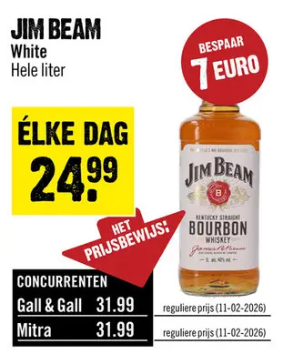 Aanbieding: Jim Beam White