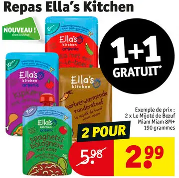 Offre: Repas Ella's Kitchen
