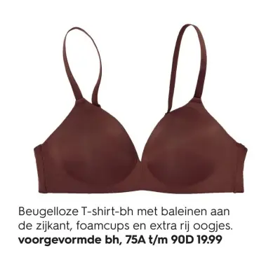 Aanbieding: Beugelloze T-shirt-bh