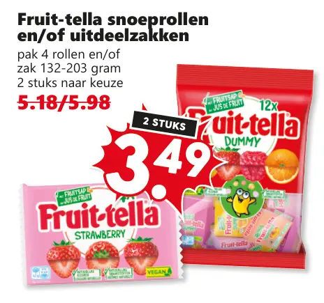 Aanbieding: Snoeprollen en/of uitdeelzakken