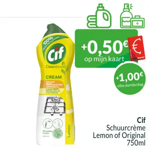 Promotie: Schuurcrème